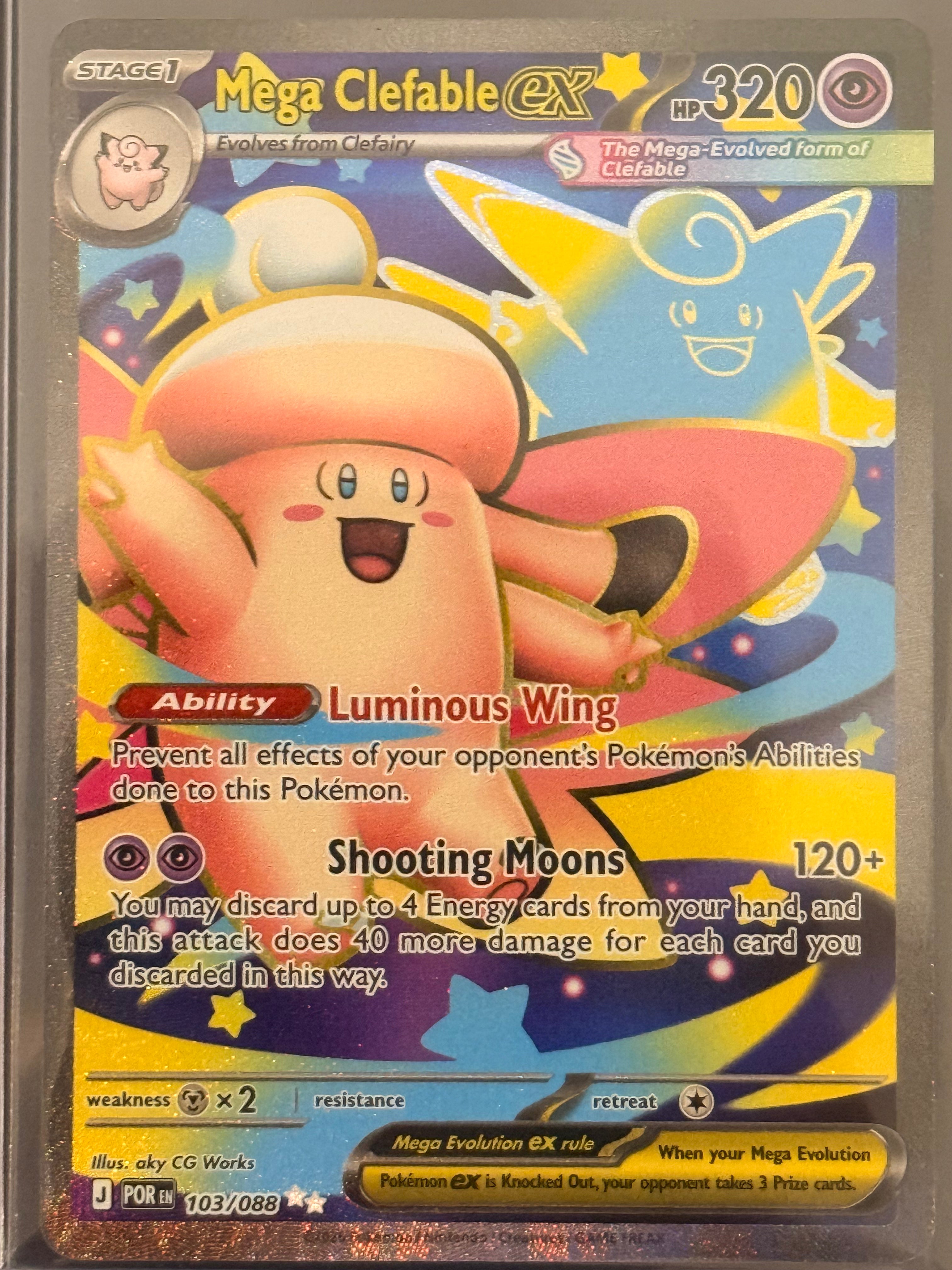 Mega Clefable ex #103/088 Ultra Rare Perfect Order