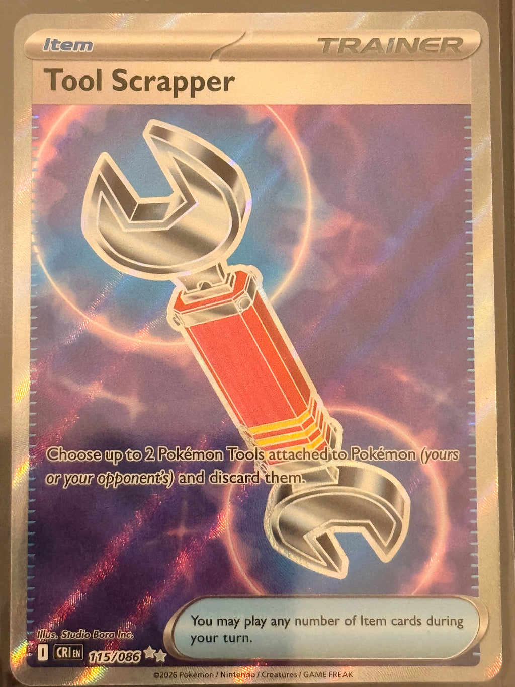 Tool Scrapper #115/086 Ultra Rare Chaos Rising