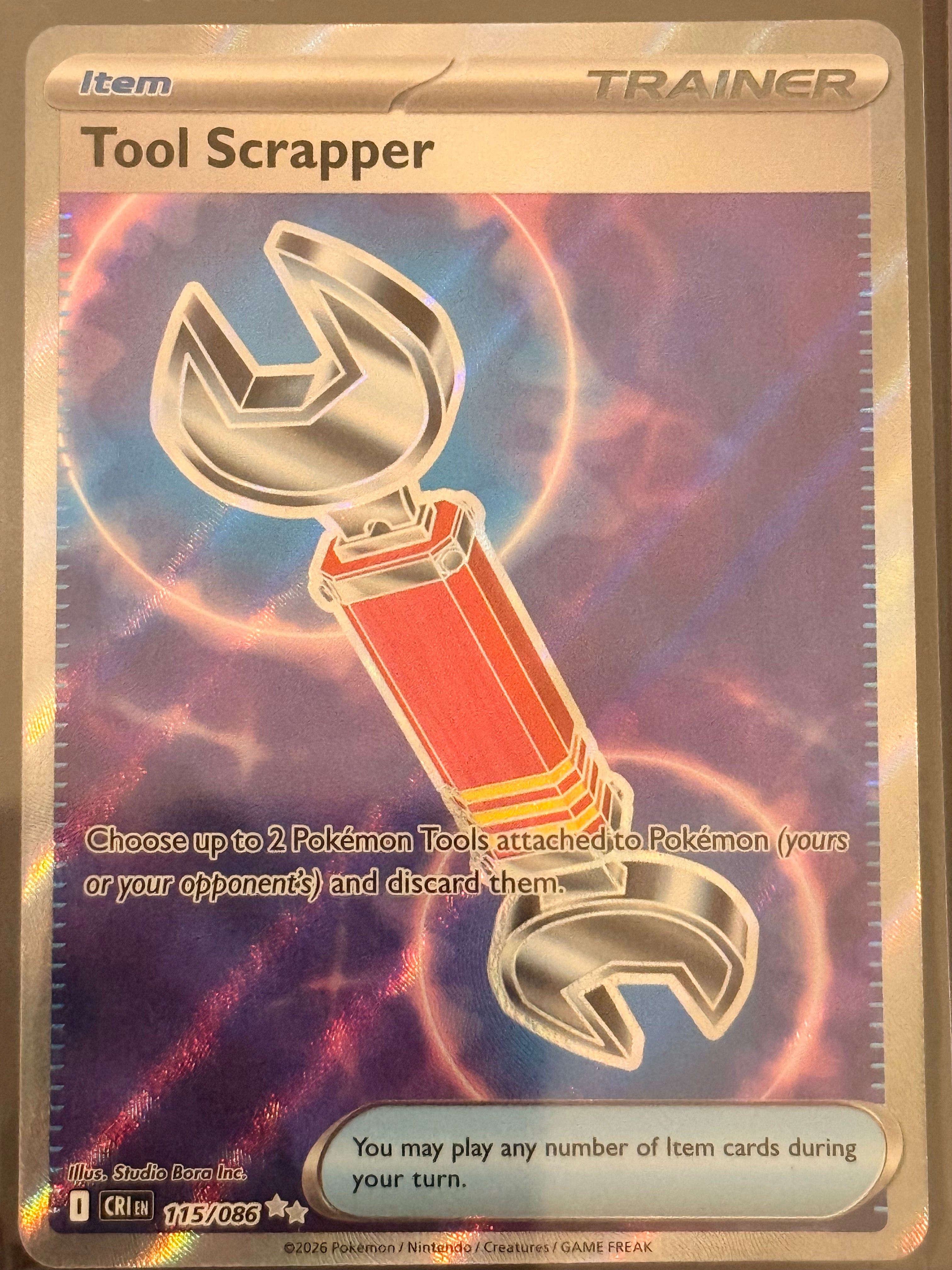 Tool Scrapper #115/086 Ultra Rare Chaos Rising