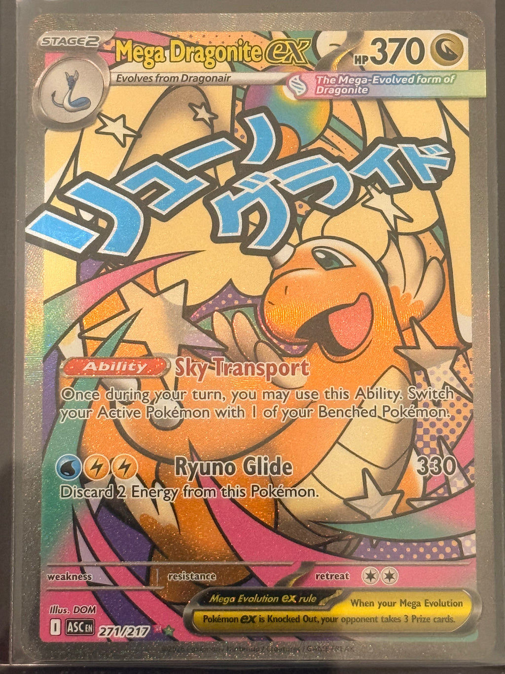 Mega Dragonite ex #271/217 Mega Attack Rare Ascended Heroes