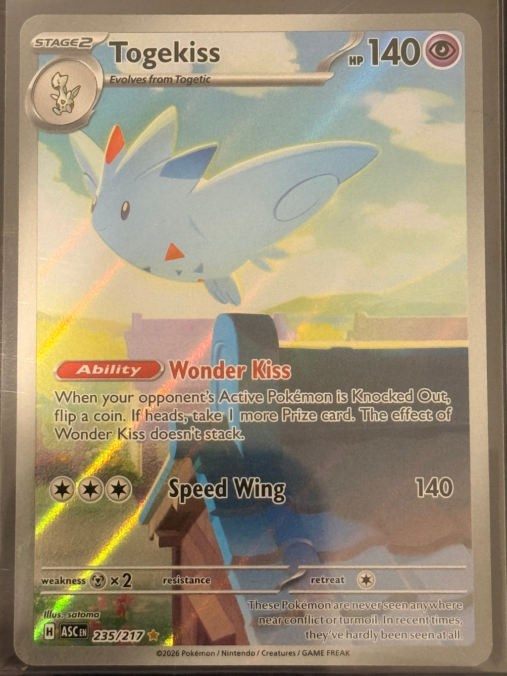 Togekiss #235/217 Illustration Rare Ascended Heroes