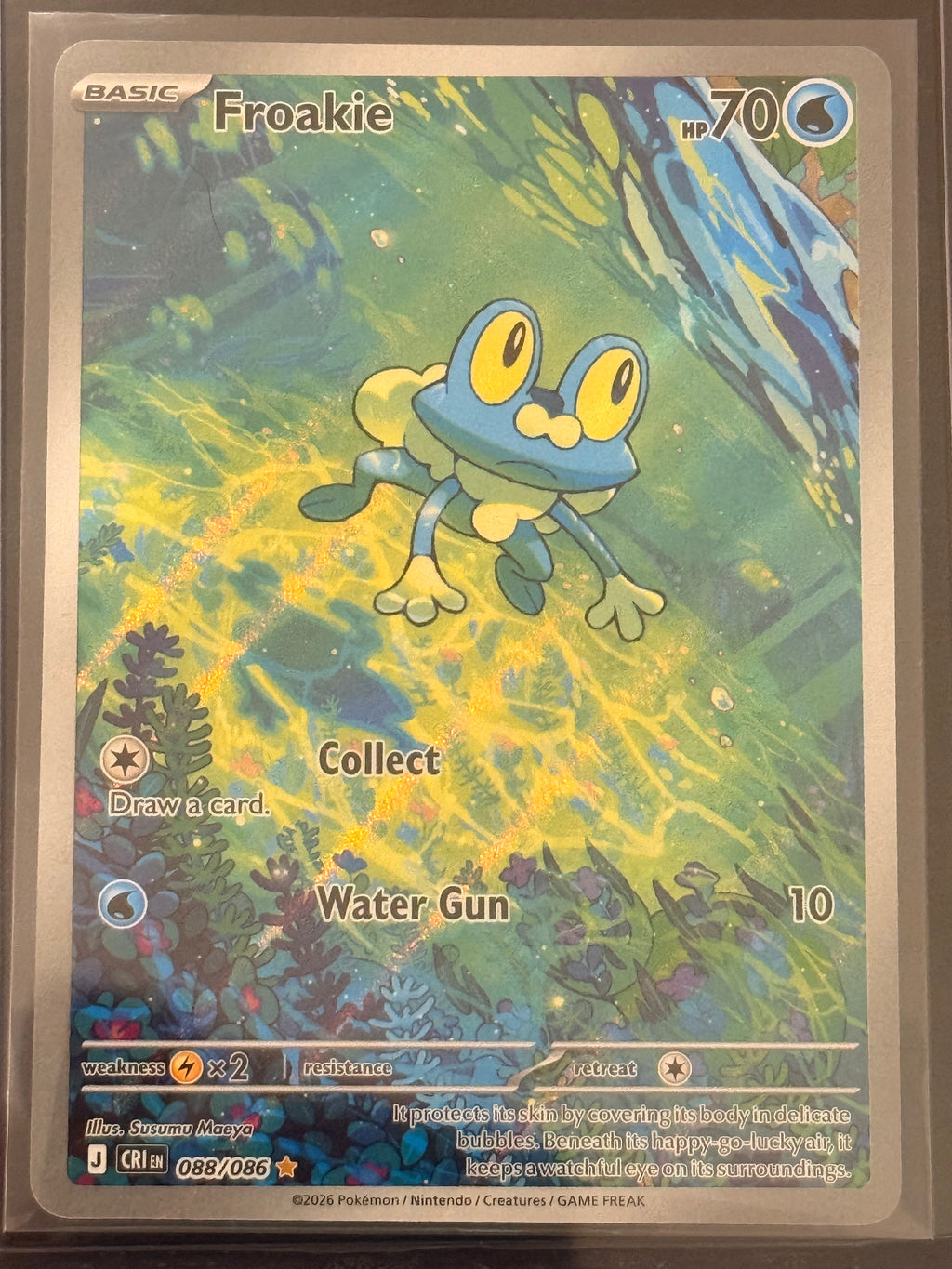 Froakie #088/086 Illustration Rare Chaos Rising