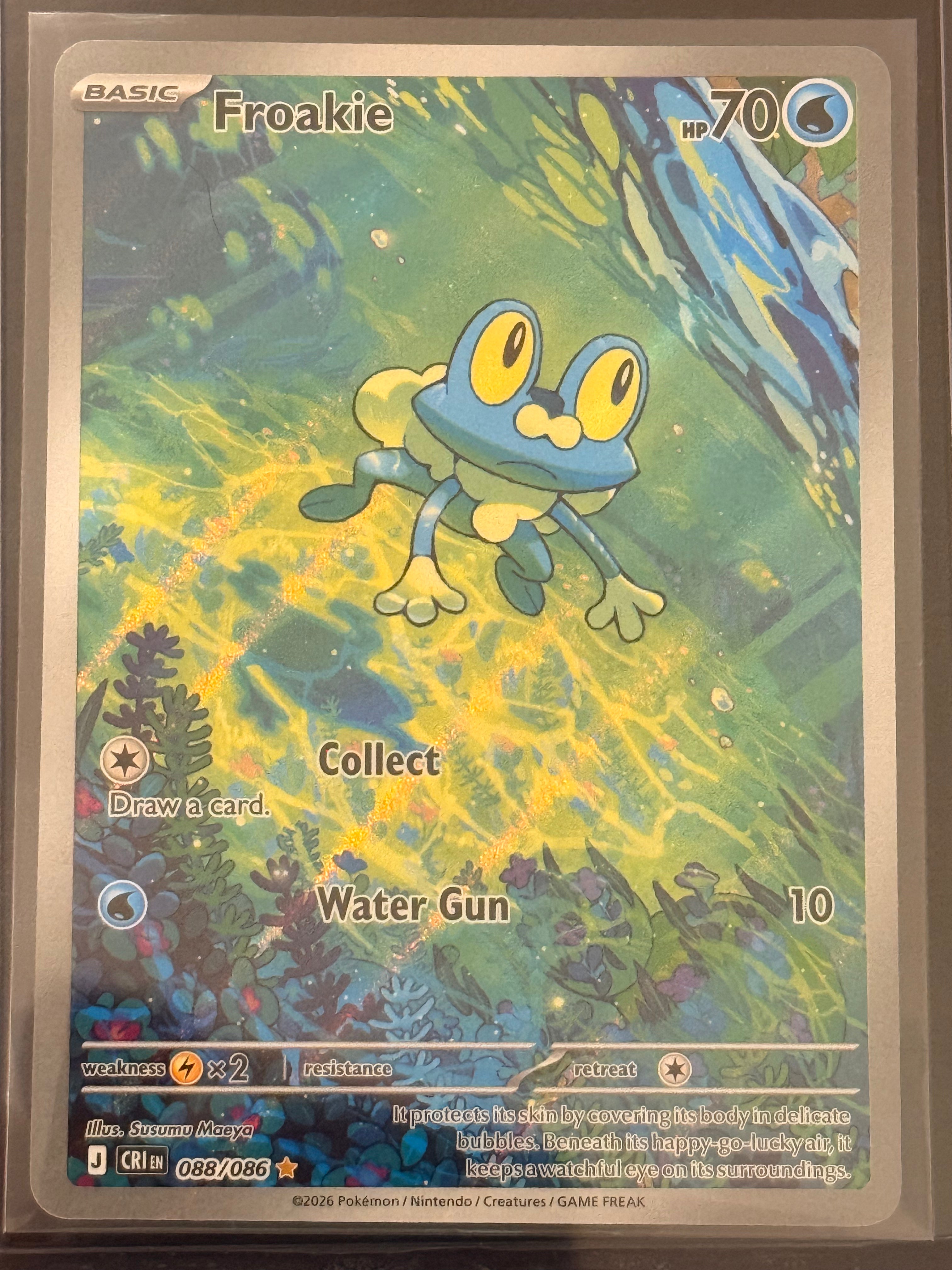 Froakie #088/086 Illustration Rare Chaos Rising