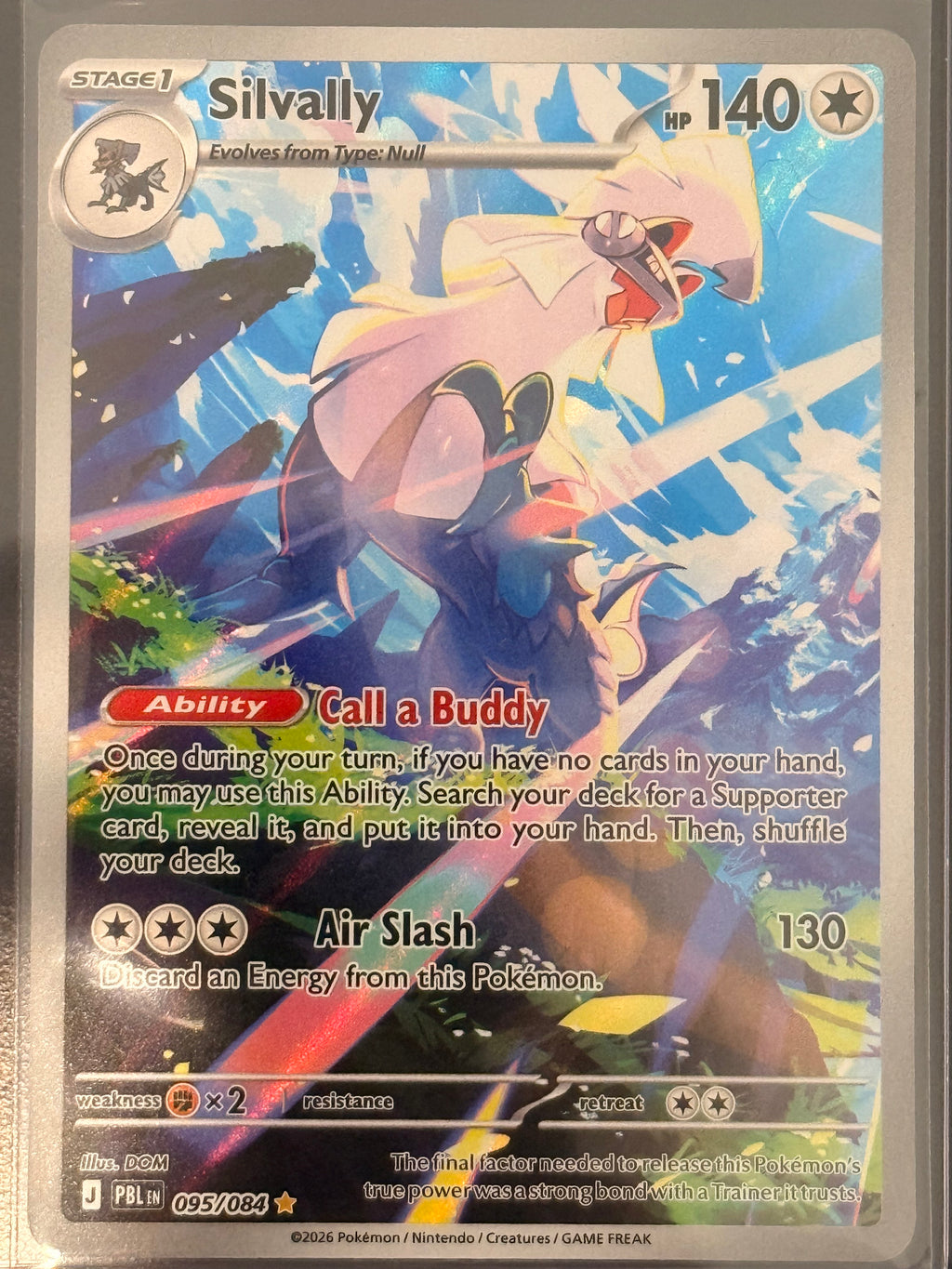 Silvally #095/084 Illustration Rare Pitch Black