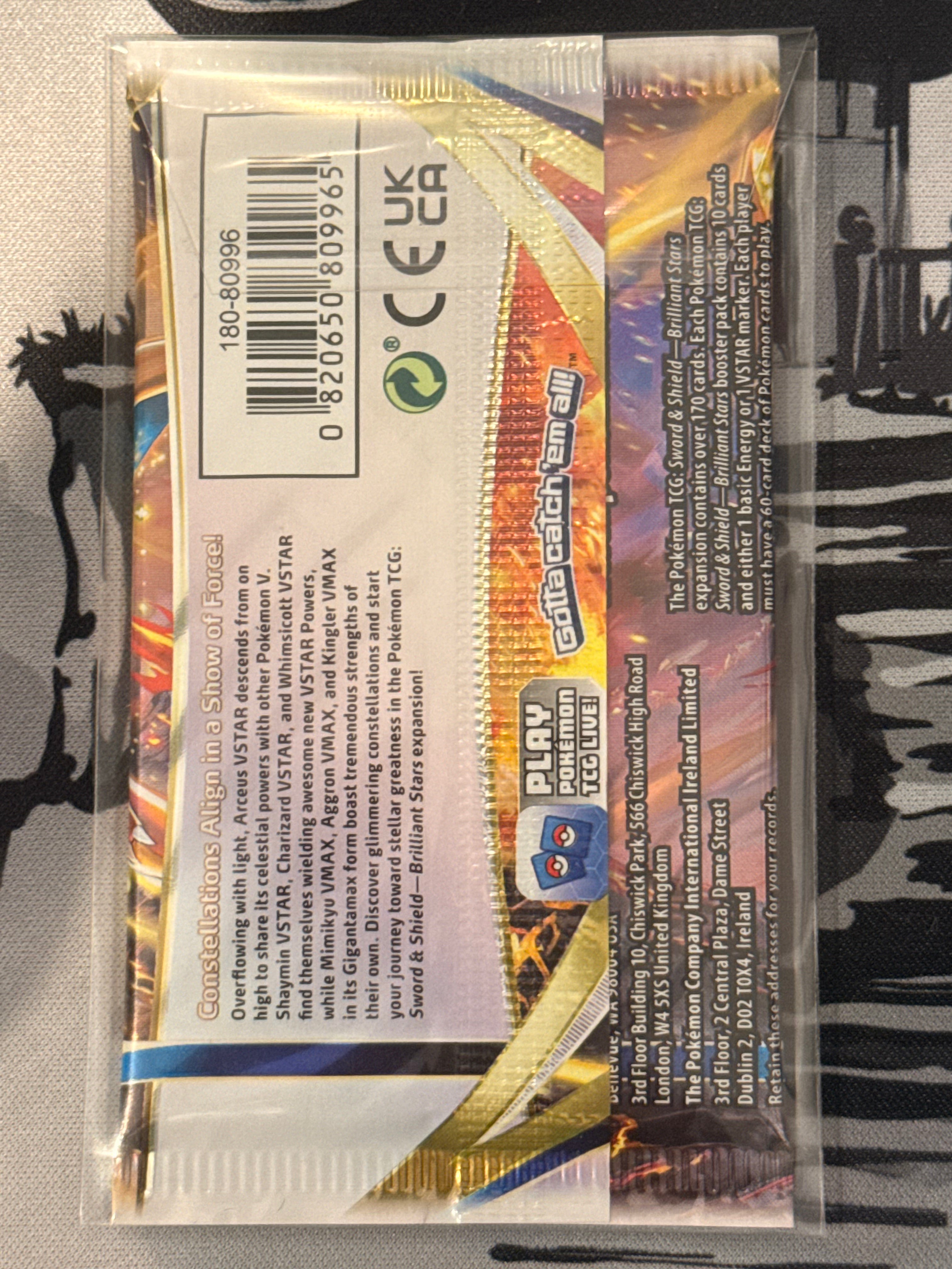 Brilliant Stars Booster Pack (Random Art)