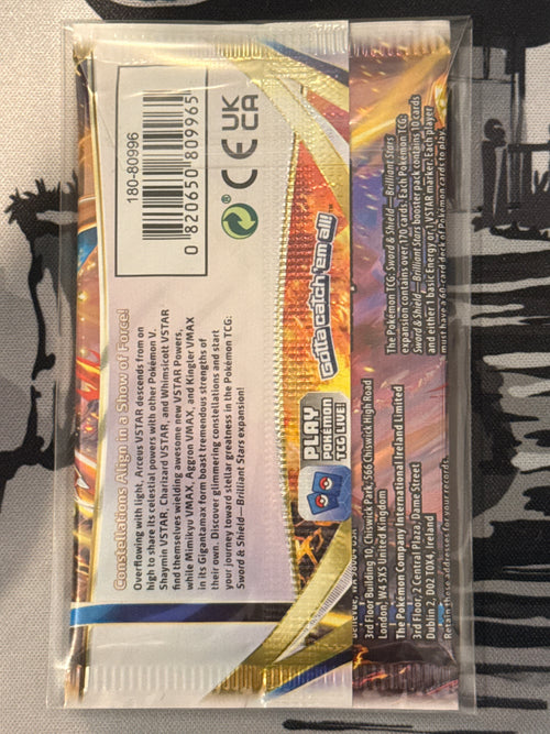 Brilliant Stars Booster Pack (Random Art)