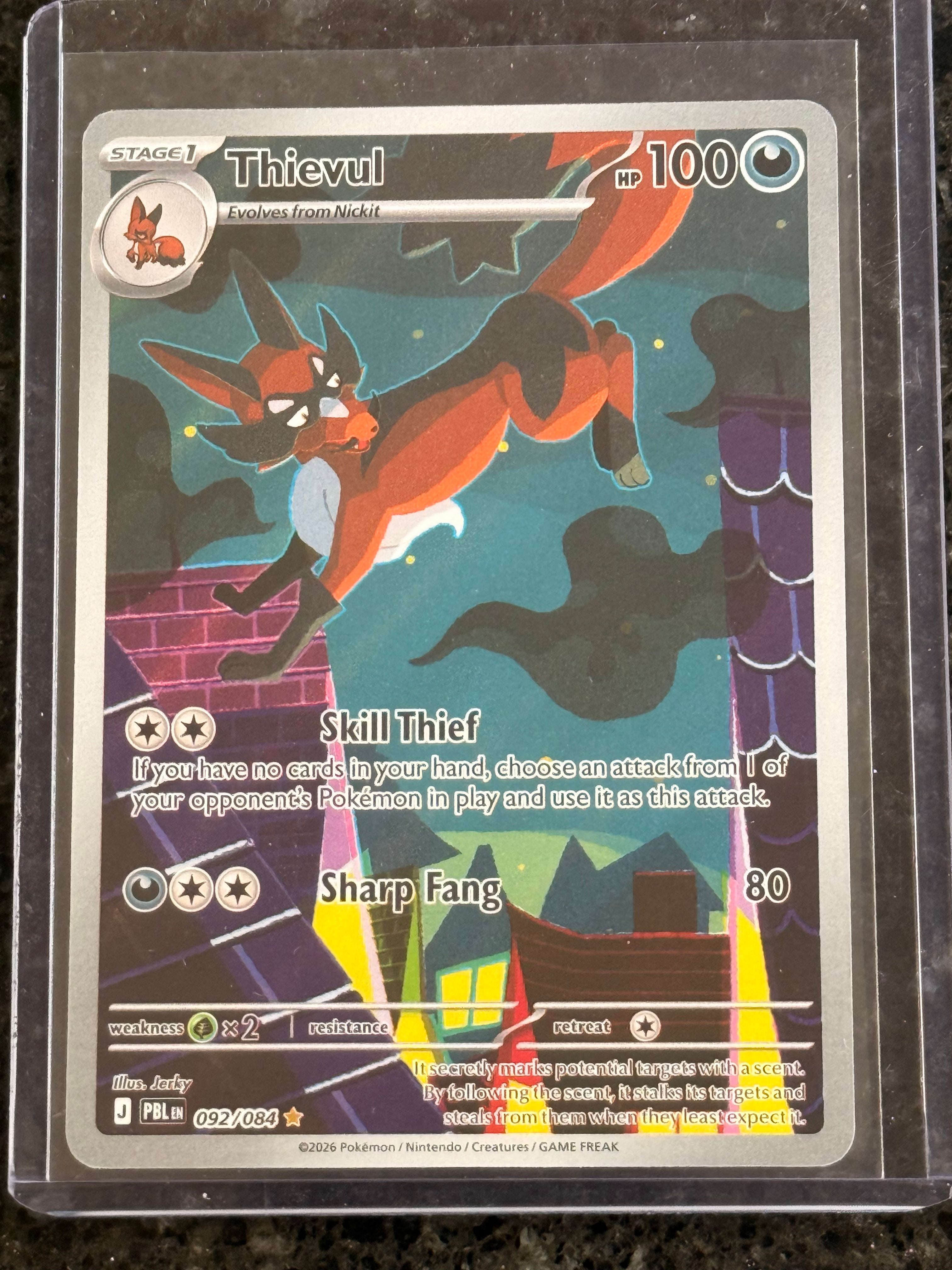 Thievul #092/084 Illustration Rare Pitch Black