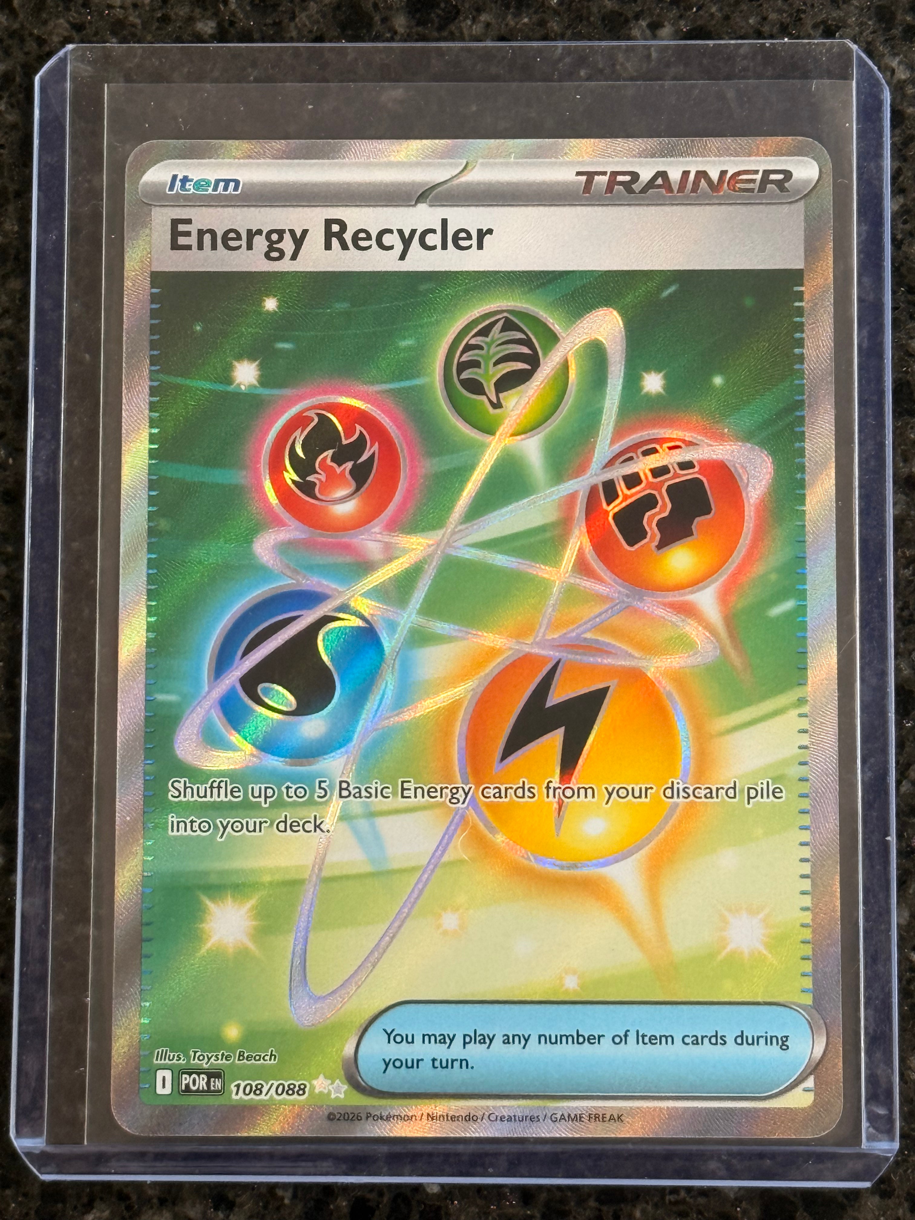 Energy Recycler #108/088 Ultra Rare Perfect Order